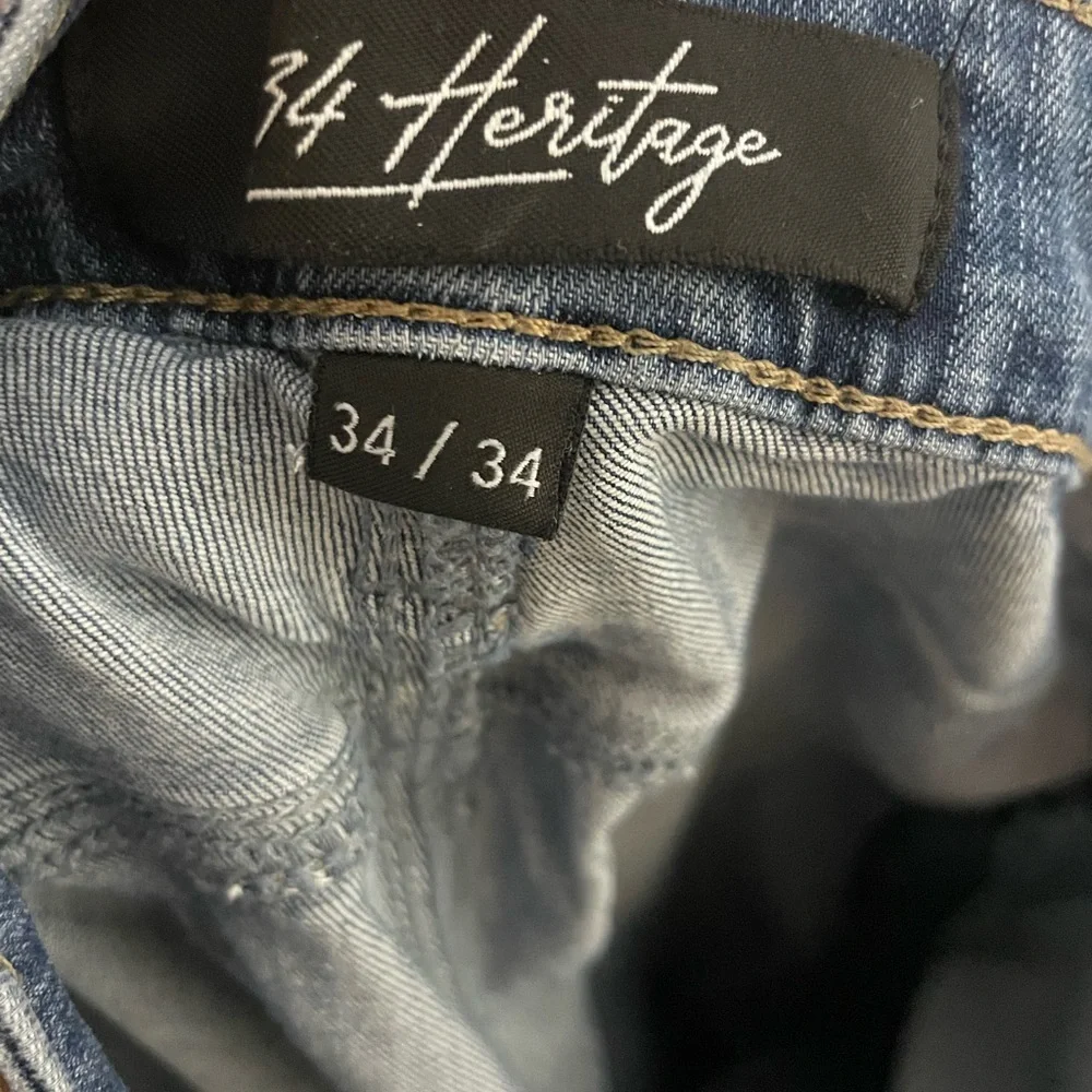 Heritage Dark Blue Skinny Jeans - Picture 3 of 5